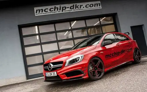2014 Mercedes Benz A45 AMG By Mcchip dkr Women's Colored Tank-Top - idPoster.com