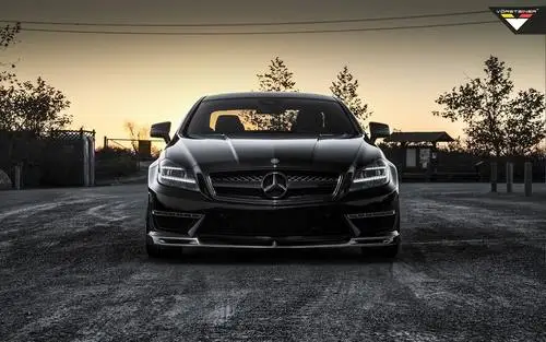 2014 Mercedes Benz CLS63 AMG By Vorsteiner Men's Colored  Long Sleeve T-Shirt - idPoster.com