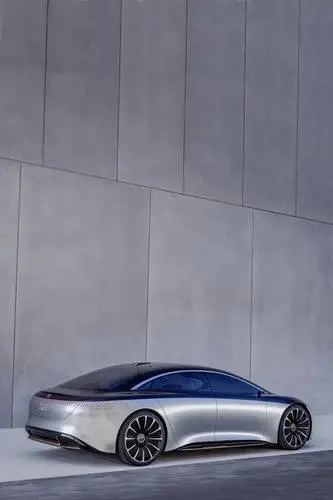 2019 Mercedes-Benz Vision EQS White Tank-Top - idPoster.com