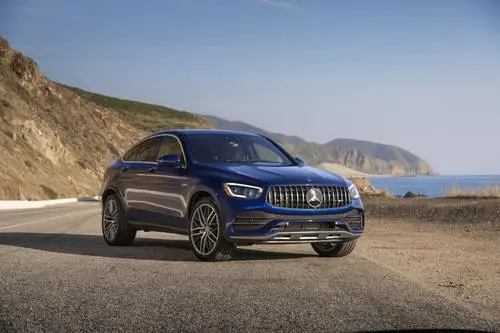 2020 Mercedes-AMG GLC 43 4Matic coupe - USA version Protected Face mask - idPoster.com