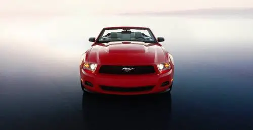 2010 Ford Mustang White Tank-Top - idPoster.com