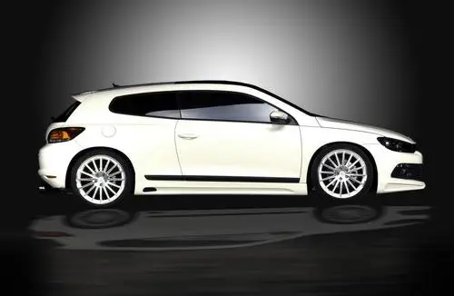 2009 JE Design Volkswagen Scirocco White T-Shirt - idPoster.com