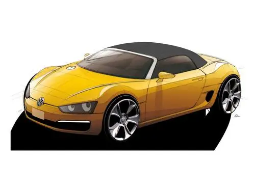 2009 Volkswagen Concept BlueSport Men's Colored Hoodie - idPoster.com