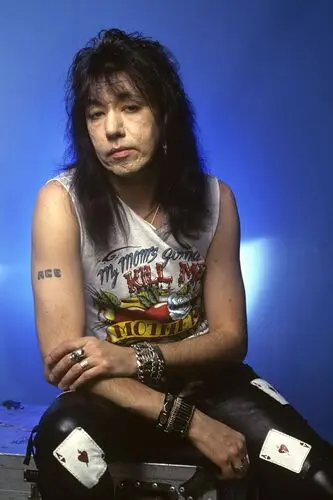 Ace Frehley White Tank-Top - idPoster.com