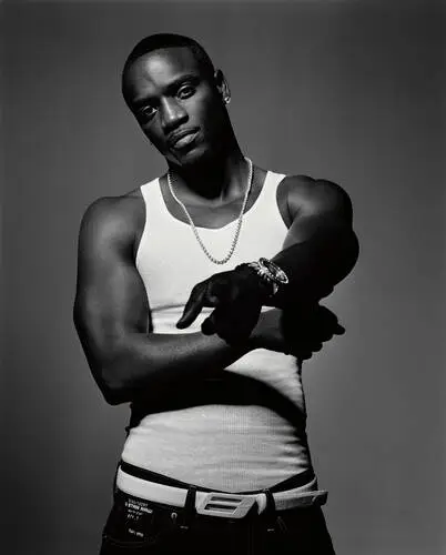 Akon White T-Shirt - idPoster.com