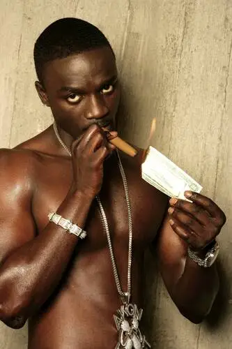 Akon Men's Colored T-Shirt - idPoster.com