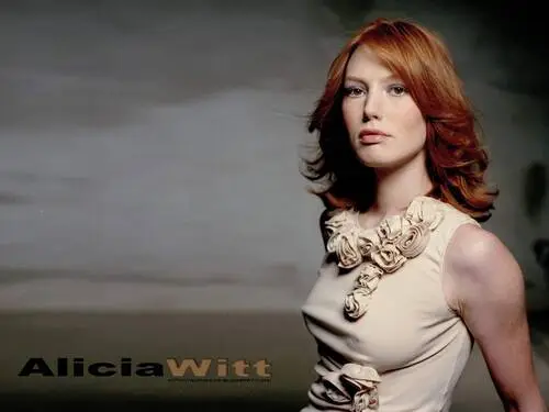 Alicia Witt White Tank-Top - idPoster.com