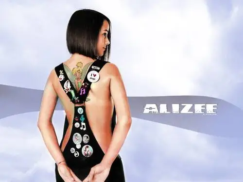 Alizee White T-Shirt - idPoster.com
