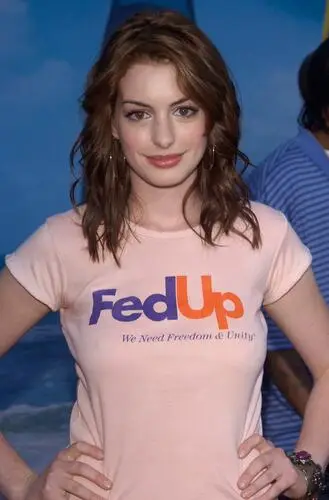 Anne Hathaway Women's Colored Tank-Top - idPoster.com