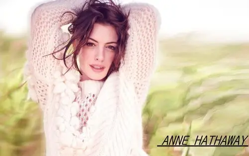 Anne Hathaway Men's Colored Hoodie - idPoster.com