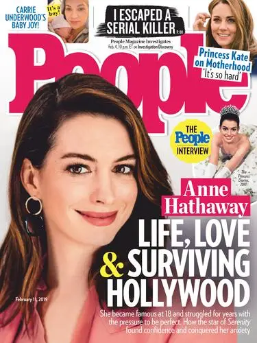 Anne Hathaway Drawstring Backpack - idPoster.com