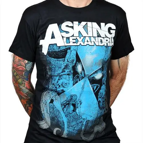 Asking Alexandria Men's Colored  Long Sleeve T-Shirt - idPoster.com