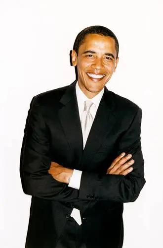 Barack Obama Men's Colored  Long Sleeve T-Shirt - idPoster.com