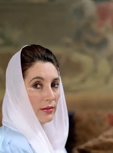 Benazir Bhutto Women's Colored  Long Sleeve T-Shirt - idPoster.com