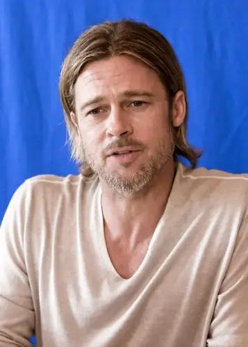 Brad Pitt White T-Shirt - idPoster.com