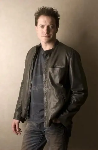 Brendan Fraser White Tank-Top - idPoster.com