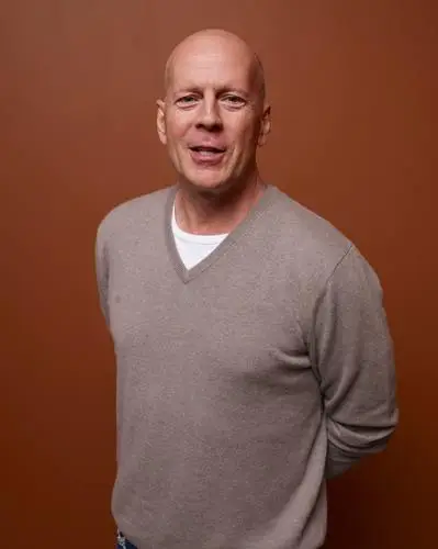 Bruce Willis Women's Colored T-Shirt - idPoster.com