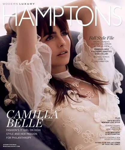 Camilla Belle White T-Shirt - idPoster.com