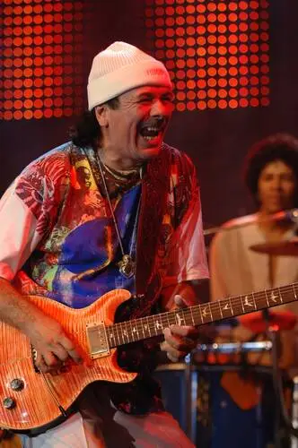 Carlos Santana White T-Shirt - idPoster.com