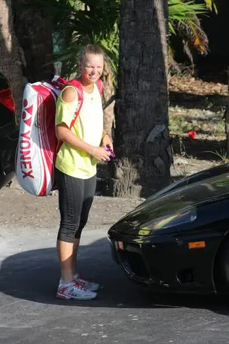 Caroline Wozniacki Drawstring Backpack - idPoster.com