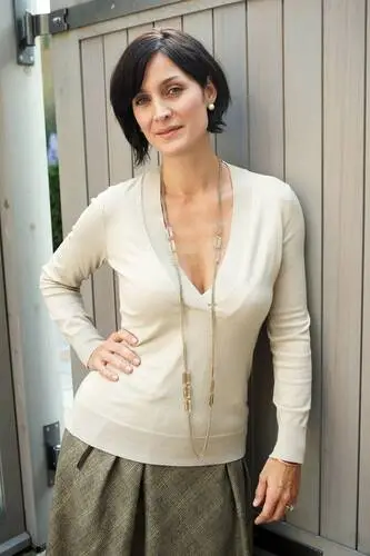 Carrie-Anne Moss Women's Colored Hoodie - idPoster.com