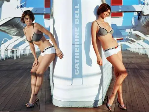 Catherine Bell White Tank-Top - idPoster.com