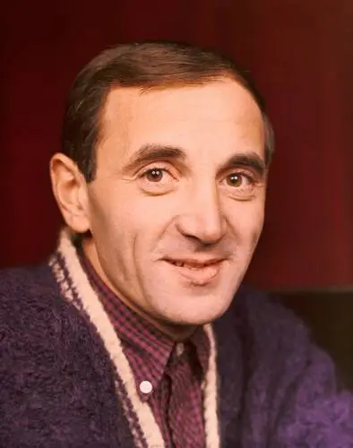 Charles Aznavour Men's Colored T-Shirt - idPoster.com