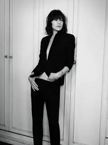 Charlotte Gainsbourg White Tank-Top - idPoster.com