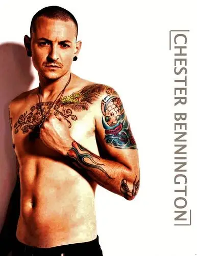 Chester Bennington White T-Shirt - idPoster.com