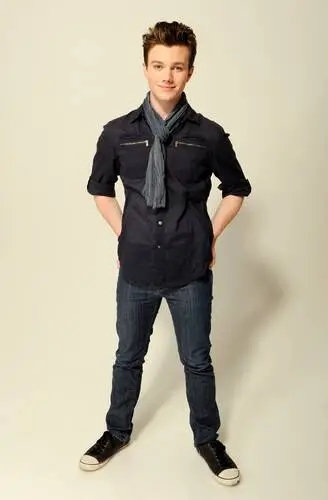Chris Colfer Men's Colored  Long Sleeve T-Shirt - idPoster.com