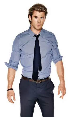 Chris Hemsworth Men's Colored  Long Sleeve T-Shirt - idPoster.com