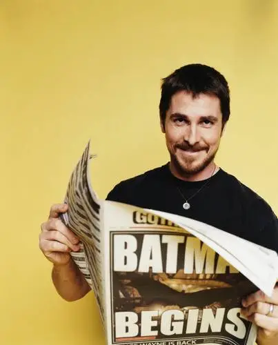 Christian Bale Drawstring Backpack - idPoster.com