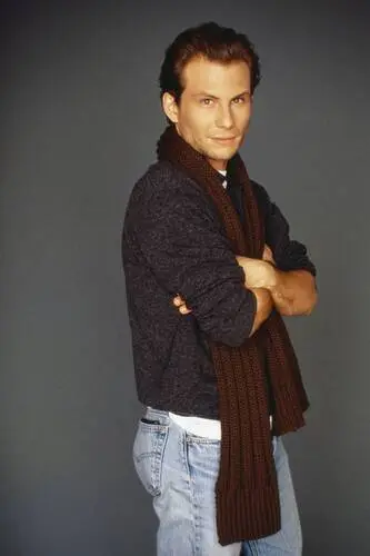 Christian Slater Men's Colored  Long Sleeve T-Shirt - idPoster.com