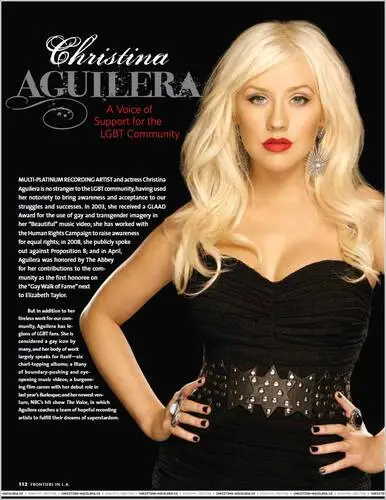 Christina Aguilera Fridge Magnet picture 109900