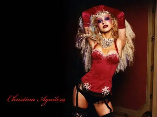 Christina Aguilera White Tank-Top - idPoster.com