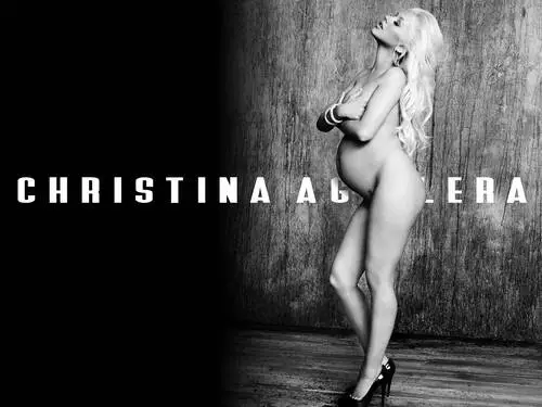 Christina Aguilera White T-Shirt - idPoster.com