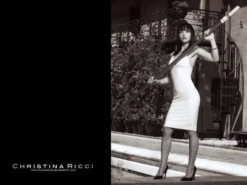 Christina Ricci White Tank-Top - idPoster.com
