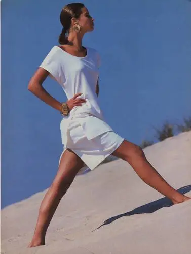 Christy Turlington Women's Colored  Long Sleeve T-Shirt - idPoster.com