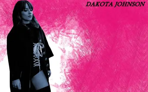 Dakota Johnson White T-Shirt - idPoster.com
