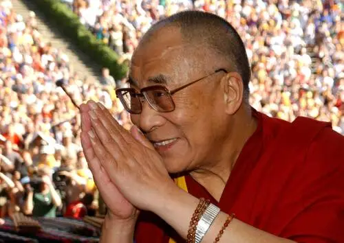 Dalai Lama Men's Colored  Long Sleeve T-Shirt - idPoster.com