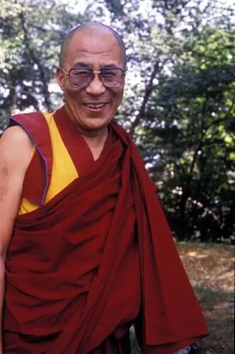 Dalai Lama White Tank-Top - idPoster.com