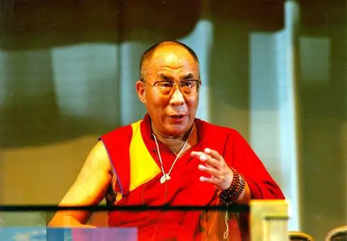 Dalai Lama Men's Colored  Long Sleeve T-Shirt - idPoster.com