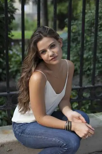 Danielle Campbell White Tank-Top - idPoster.com