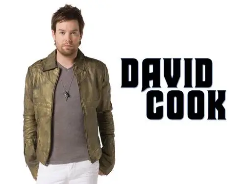 David Cook White T-Shirt - idPoster.com