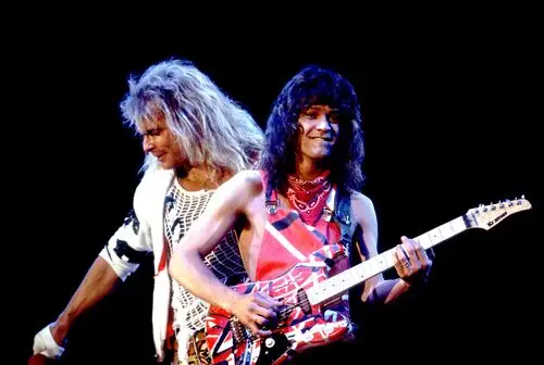 David Lee Roth and Van Halen Men's Colored  Long Sleeve T-Shirt - idPoster.com
