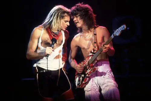 David Lee Roth and Van Halen White T-Shirt - idPoster.com