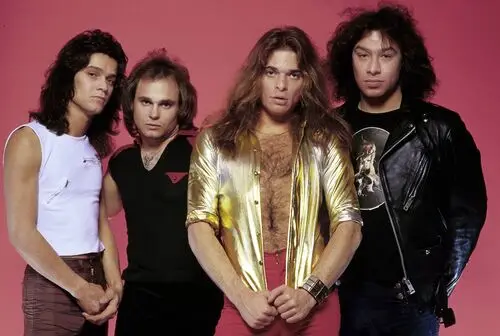 David Lee Roth and Van Halen Women's Colored  Long Sleeve T-Shirt - idPoster.com