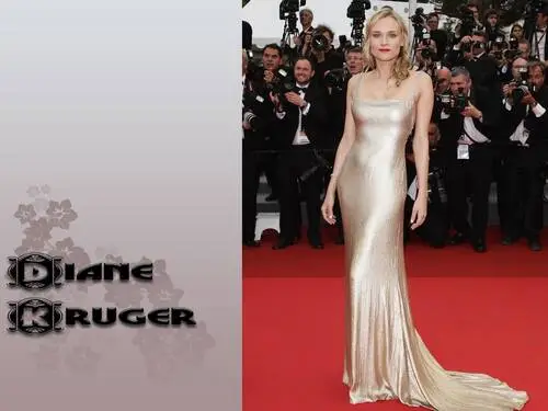 Diane Kruger White T-Shirt - idPoster.com