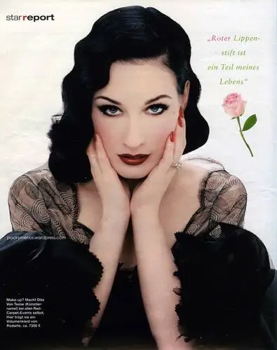 Dita Von Teese Computer MousePad picture 68815