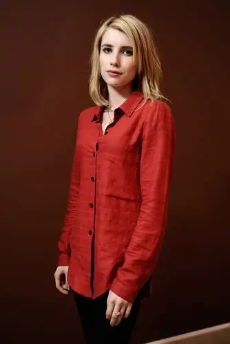 Emma Roberts Men's Colored  Long Sleeve T-Shirt - idPoster.com